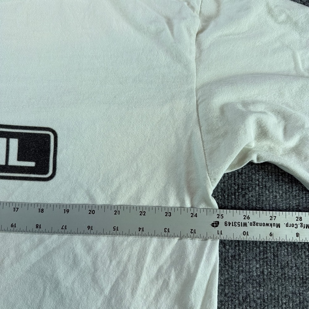 VTG Gildan Ultra Cotton F*** Vail Long Sleeve Graphic T-Shirt Mens 2XL Snowboard - Picture 4 of 6